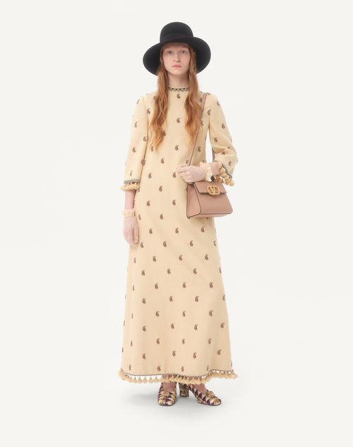 Valentino Garavani - Valentino Garavani Vsling Small Handbag In Grainy Calfskin With Jewel Logo - Rose Cannelle - Woman - Top Handle Bags